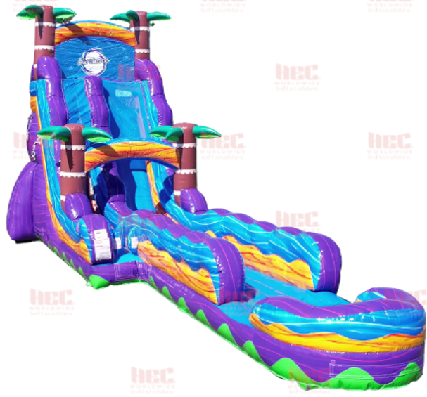 Tsunami Slide  22'  Bounce House Waterslide WET or DRY image - Jacksonville, FL