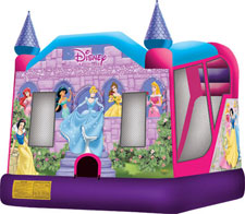 Disney Princess 4-1 Combo Bounce House Hopper WET or DRY image - Jacksonville, FL