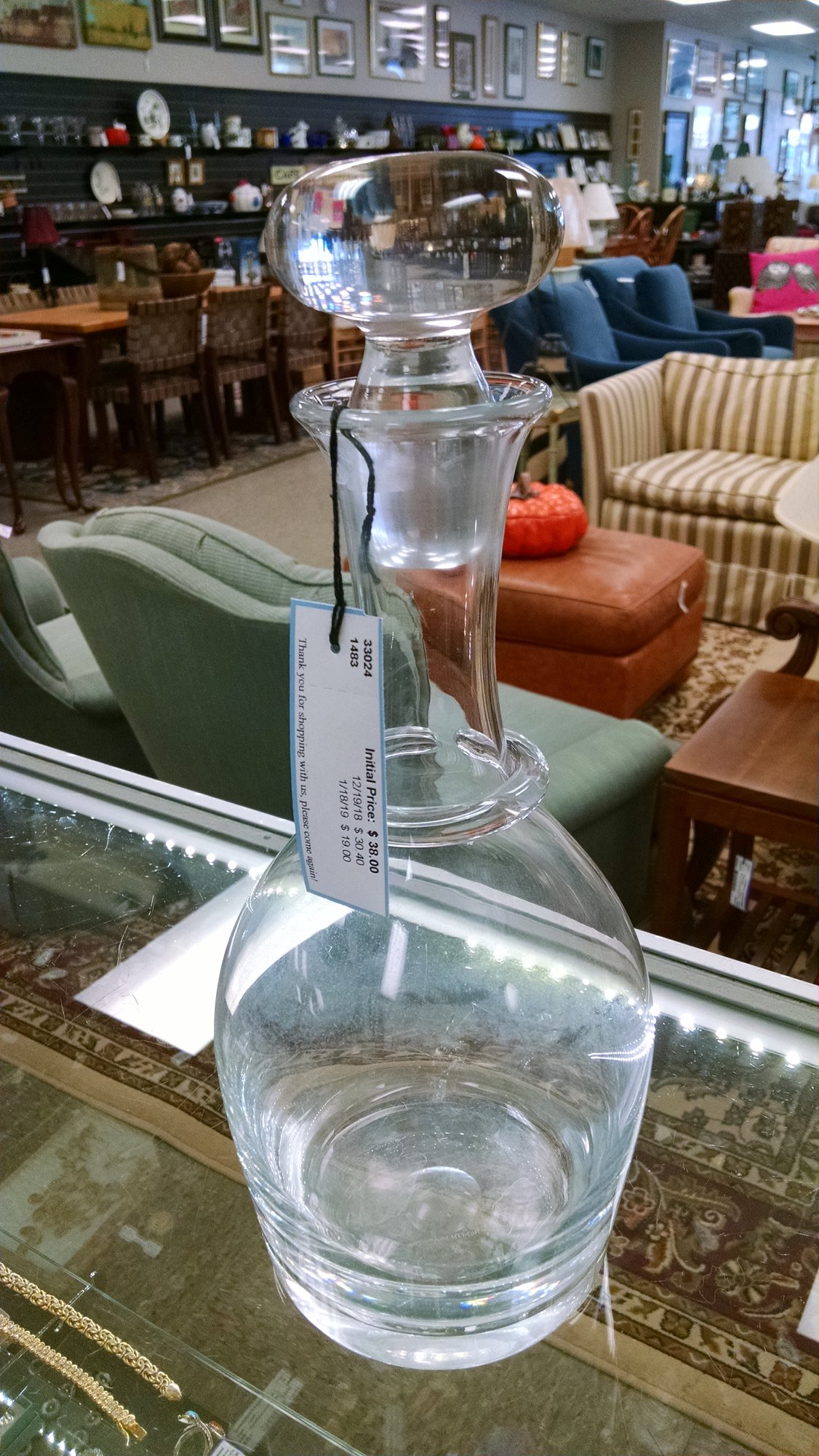 Banana Republic Decanter Heirloom Consignment