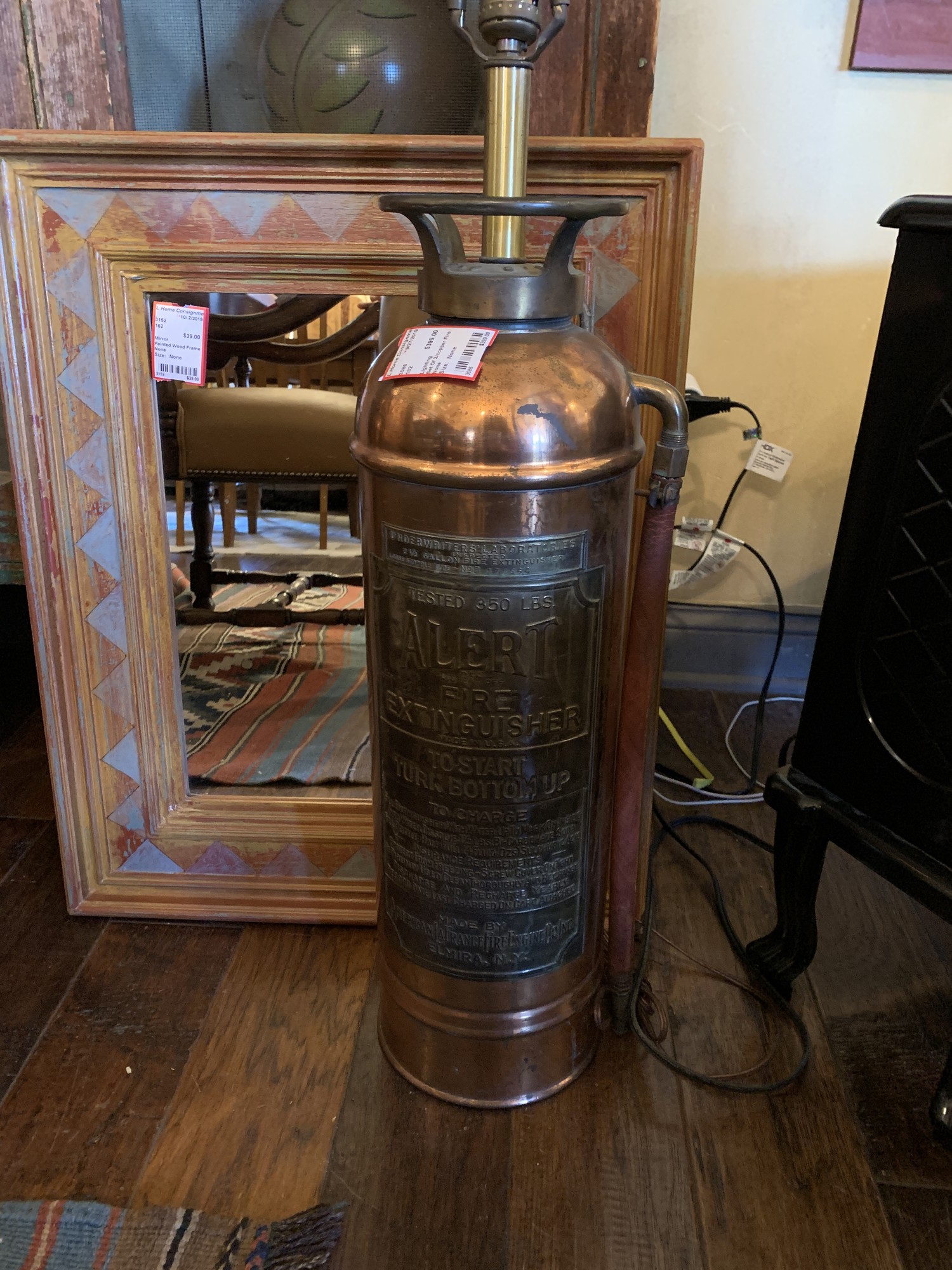 Set Of 2 Copper Fire Ext Mountain Living Home Consignment Set Of 2 Copper Fire Ext Mountain Living Home Consignment
