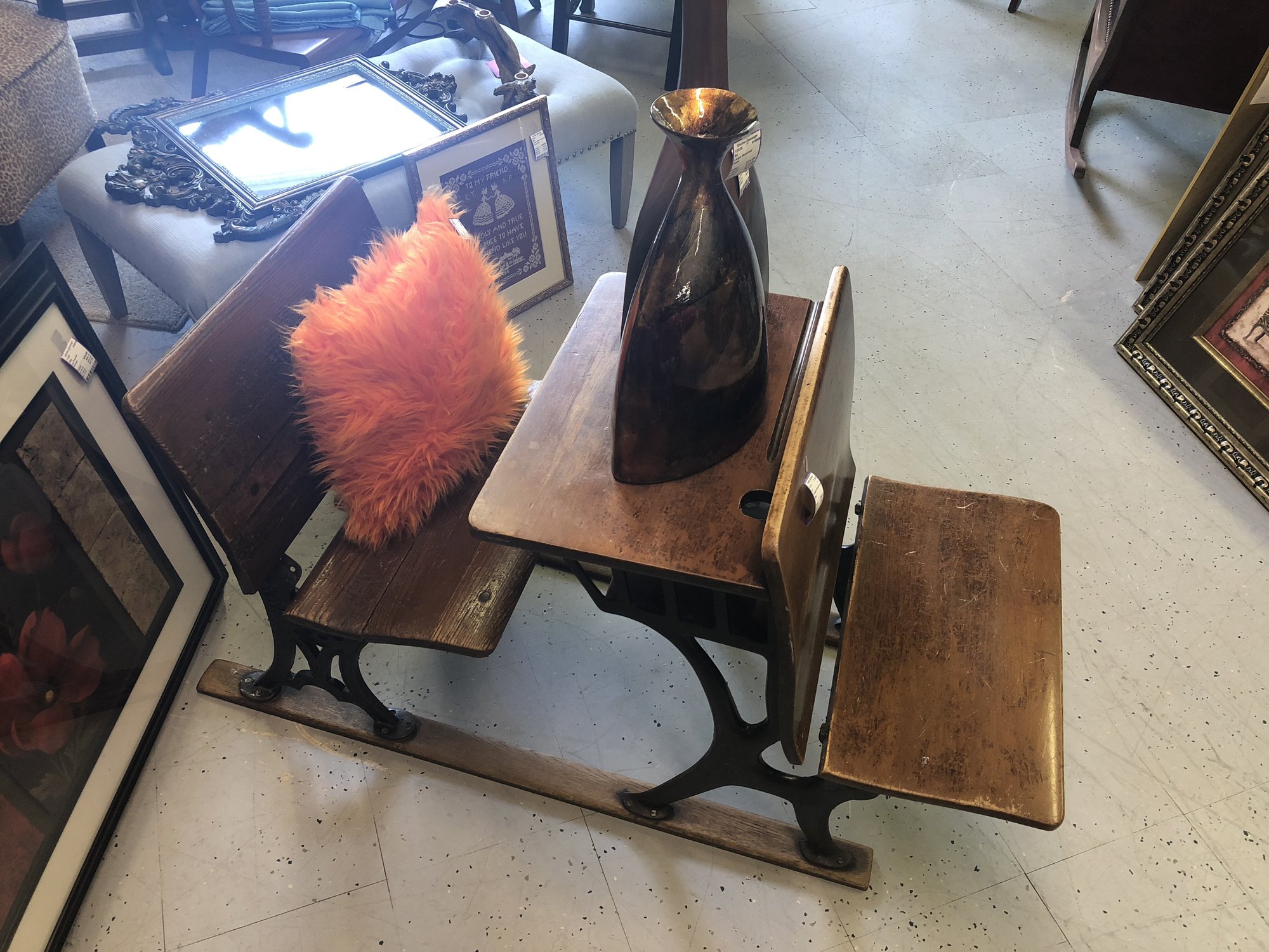 Vintage Schoolhouse Desk Divine Consign Home Treasures