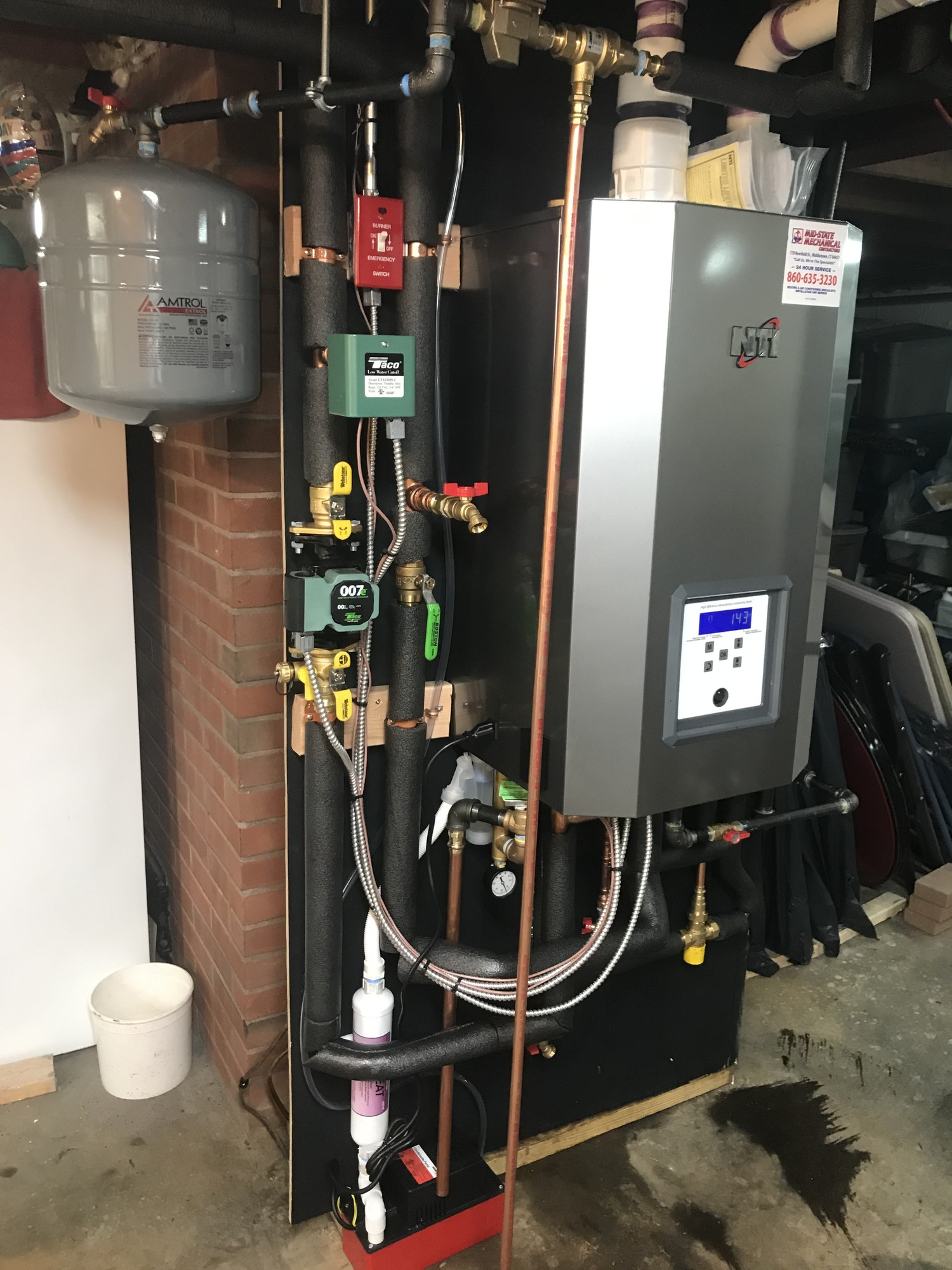 NTI Wall Hung Boilers in CT from MidState Mechanical
