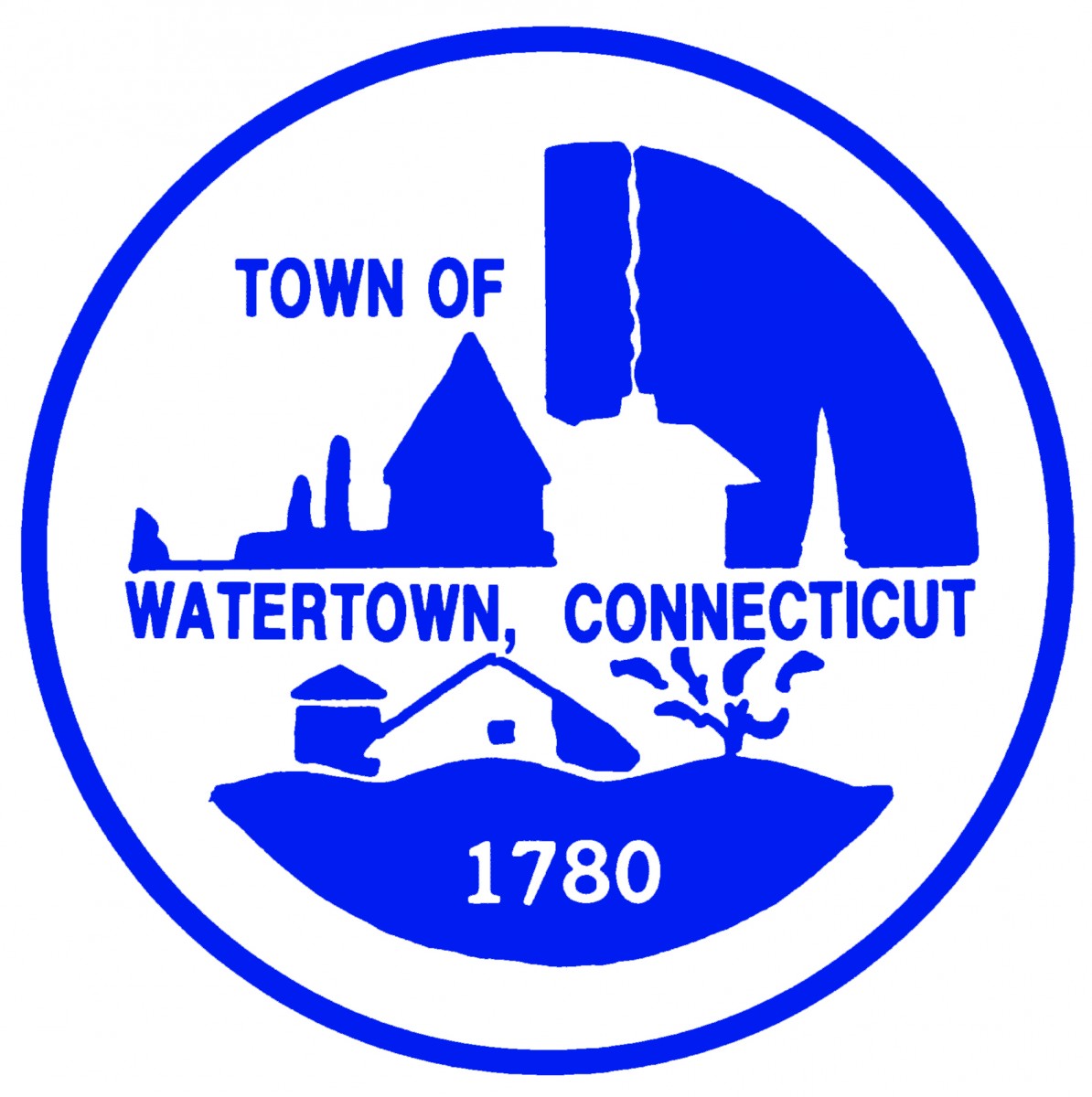 Watertown, CT Street Map, Watertown Road Map, Watertown Map