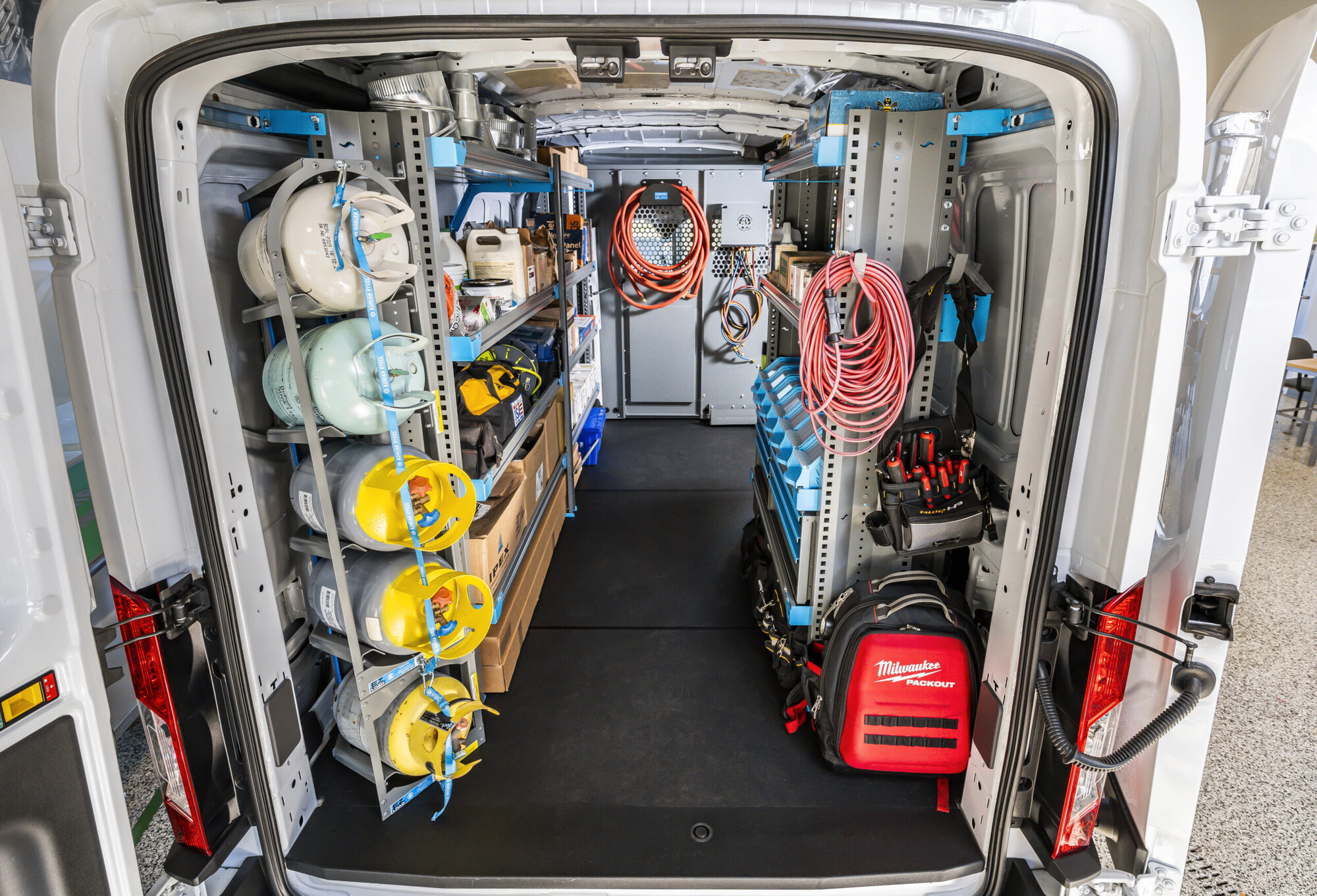 Modular Diesel Tank Racking System Tank Storage in Connecticut | CT Truck & Van